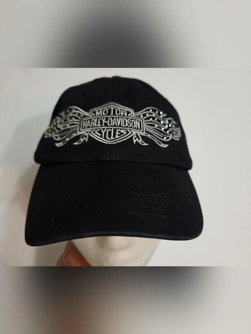 Harley-Davidson Black Embroidered Logo Cap